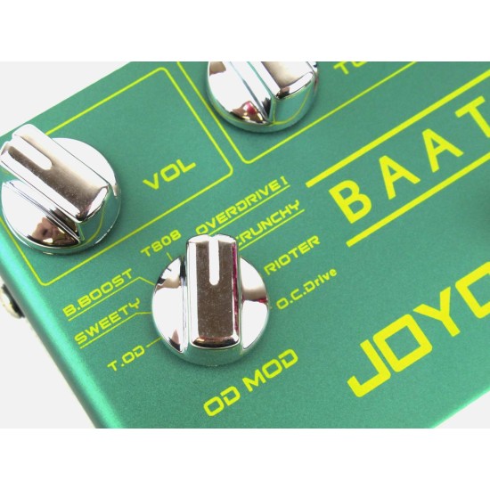 B Stock - JOYO Baatsin 8 Mode Overdrive Guitar Effect Pedal  - R-11 Baatsin Overdrive Order JOYO B Stock Direct 