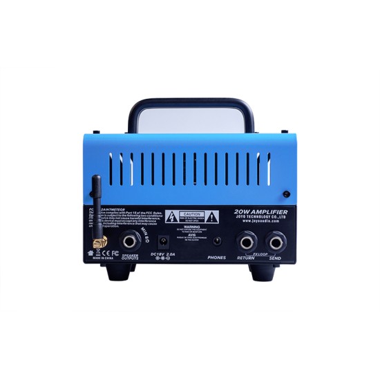 JOYO Bluejay Bantamp Guitar Amp Head 20W Pre Amp Tube Hybrid - JOYO UK JOYO Bluejay Bantamp Guitar Amp Head 20W Pre Amp Tube Hybrid - Joyo Bluejay Bantamp Amp Head Order JOYO Bantamp - Head Amplifiers Direct