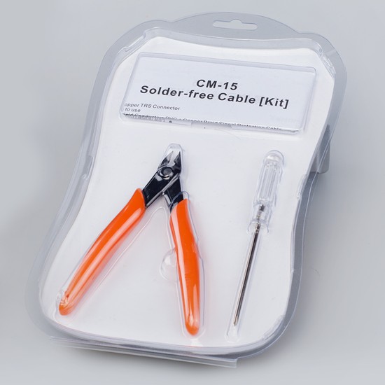 JOYO Cm-15 Solder Free Patch Cable Kit With Tools 10 X 6.35Mm Copper Ts (Mono) Connectors - JOYO UK JOYO Cm-15 Solder Free Patch Cable Kit With Tools 10 X 6.35Mm Copper Ts (Mono) Connectors - Cm-15 Solder Free Guitar Cable Order Guitar Patch Cables Direct