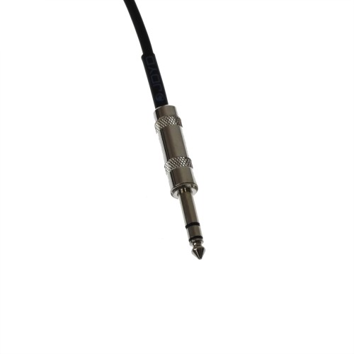 JOYO Cm-02 3.5 Mm Female To 6.3 Mm Male Plug Shielded Stereo Cable, 15 Ft Length