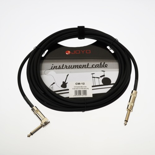 JOYO Guitar Cable Right Angle To 6.3 Mm Shielded Mono Cable 15Ft Length  - Cm-12 Cable Order JOYO Accessories Direct 