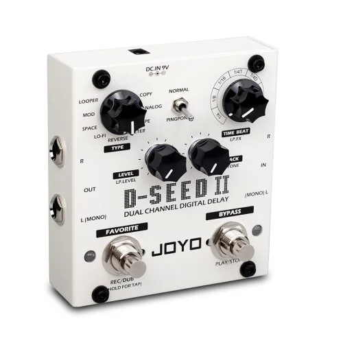 JOYO D seed II 2 Stereo Delay Guitar Effect Pedal - 8 Modes Tap Tempo Memory JOYO D seed II 2 Stereo Delay Guitar Effect Pedal - 8 Modes Tap Tempo Memory