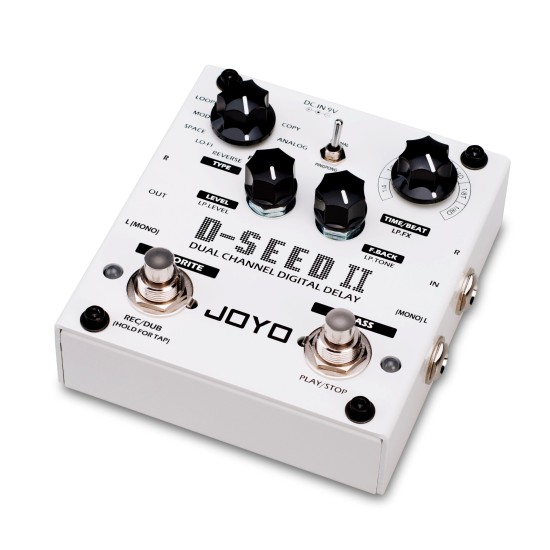 JOYO D seed II 2 Stereo Delay Guitar Effect Pedal - 8 Modes Tap Tempo Memory - JOYO UK JOYO D seed II 2 Stereo Delay Guitar Effect Pedal - 8 Modes Tap Tempo Memory - D Seed 2 Ii Delay Looper Order Series 4 - Revolution Direct