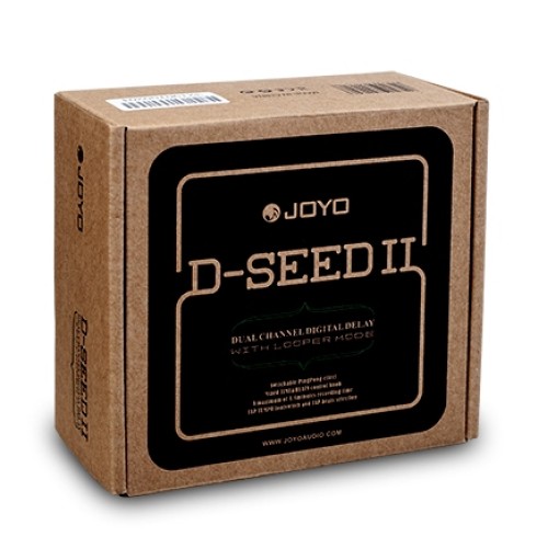 JOYO D seed II 2 Stereo Delay Guitar Effect Pedal - 8 Modes Tap Tempo Memory  - D Seed 2 Ii Delay Looper Order Series 4 - Revolution Direct 