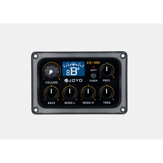 JOYO 505 Pre Amp Pickup 5 Band Eq Tuner For Acoustic And Classical Guitar - JOYO UK JOYO 505 Pre Amp Pickup 5 Band Eq Tuner For Acoustic And Classical Guitar - Eq 505 Preamp Pickup Eq Order EQ & Preamp Pickup Kits Direct
