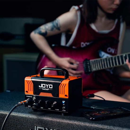 JOYO Firebrand Bantamp Guitar Amp Head 20W Pre Amp Tube Hybrid - JOYO UK JOYO Firebrand Bantamp Guitar Amp Head 20W Pre Amp Tube Hybrid - Firebrand Bantamp Order JOYO Bantamp - Head Amplifiers Direct