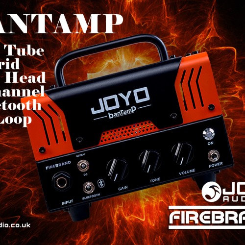 JOYO Firebrand Bantamp Guitar Amp Head 20W Pre Amp Tube Hybrid  - Firebrand Bantamp Order JOYO Bantamp - Head Amplifiers Direct 