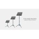 Folding Travel Orchestral Music Stand With Carry Bag - Guitto Gss-01  - Gss-01 Guitto Music Stand Order Guitar and Music Stands Direct 