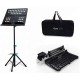 Folding Travel Orchestral Music Stand With Carry Bag - Guitto Gss-01  - Gss-01 Guitto Music Stand Order Guitar and Music Stands Direct 