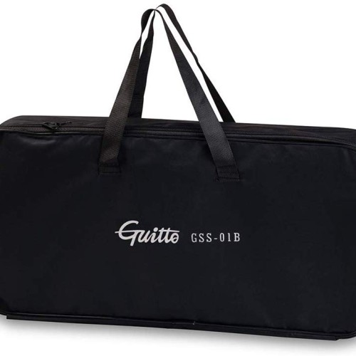 Folding Travel Orchestral Music Stand With Carry Bag - Guitto Gss-01  - Gss-01 Guitto Music Stand Order Guitar and Music Stands Direct 