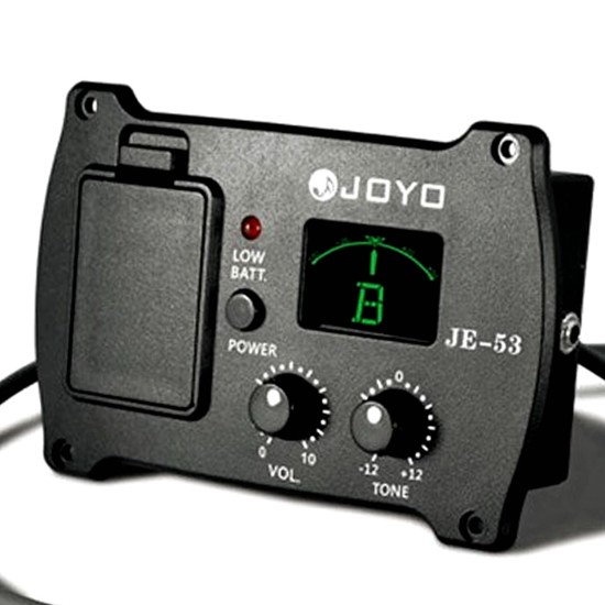 JOYO Je-53 Guitar Preamp Pickup Eq & Tuner Folk Classical And Acoustic - JOYO UK JOYO Je-53 Guitar Preamp Pickup Eq & Tuner Folk Classical And Acoustic - Je-53 Preamp Pickup Eq Order EQ & Preamp Pickup Kits Direct