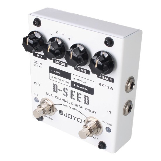 JOYO D Seed Dual Channel Digital Delay Guitar Effect Pedal - JOYO UK JOYO D Seed Dual Channel Digital Delay Guitar Effect Pedal - D-Seed Delay Pedal Order Bass Guitar Effects Direct