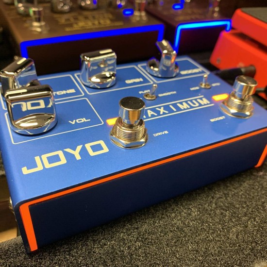 JOYO Maximum Mosfet Overdrive Guitar Effect Pedal - R-05 Revolution Series - JOYO UK JOYO Maximum Mosfet Overdrive Guitar Effect Pedal - R-05 Revolution Series - R-05 Maximum Mosfet Overdrive Order Sustain & Retain Direct
