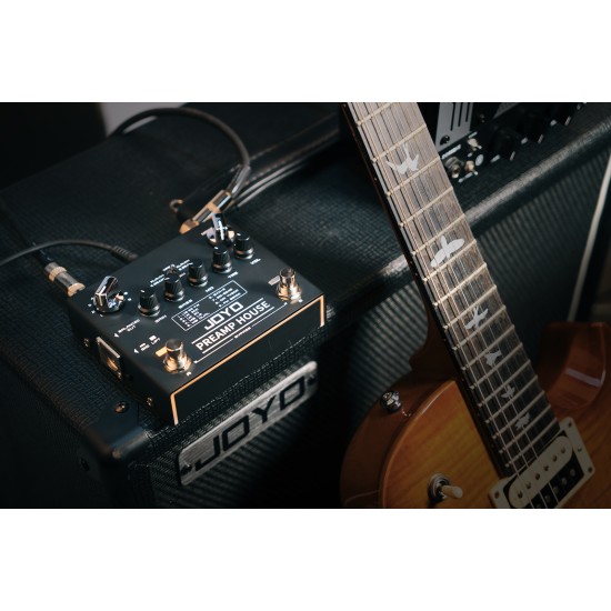 JOYO Pre amp House 18 Guitar Amplifier Simulators In 1 R-15 - JOYO UK JOYO Pre amp House 18 Guitar Amplifier Simulators In 1 R-15 - R-15 Joyo Preamp House Guitar Amplifier Simulator Effect Pedal Order Series 4 - Revolution Direct