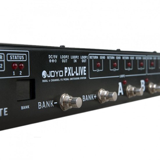 JOYO PXL Live Effect Pedal Loop Midi 8 Or 2X4 Controller - JOYO UK JOYO PXL Live Effect Pedal Loop Midi 8 Or 2X4 Controller - Pxl-Live Midi Effect Controller Order Pedal Controllers Direct