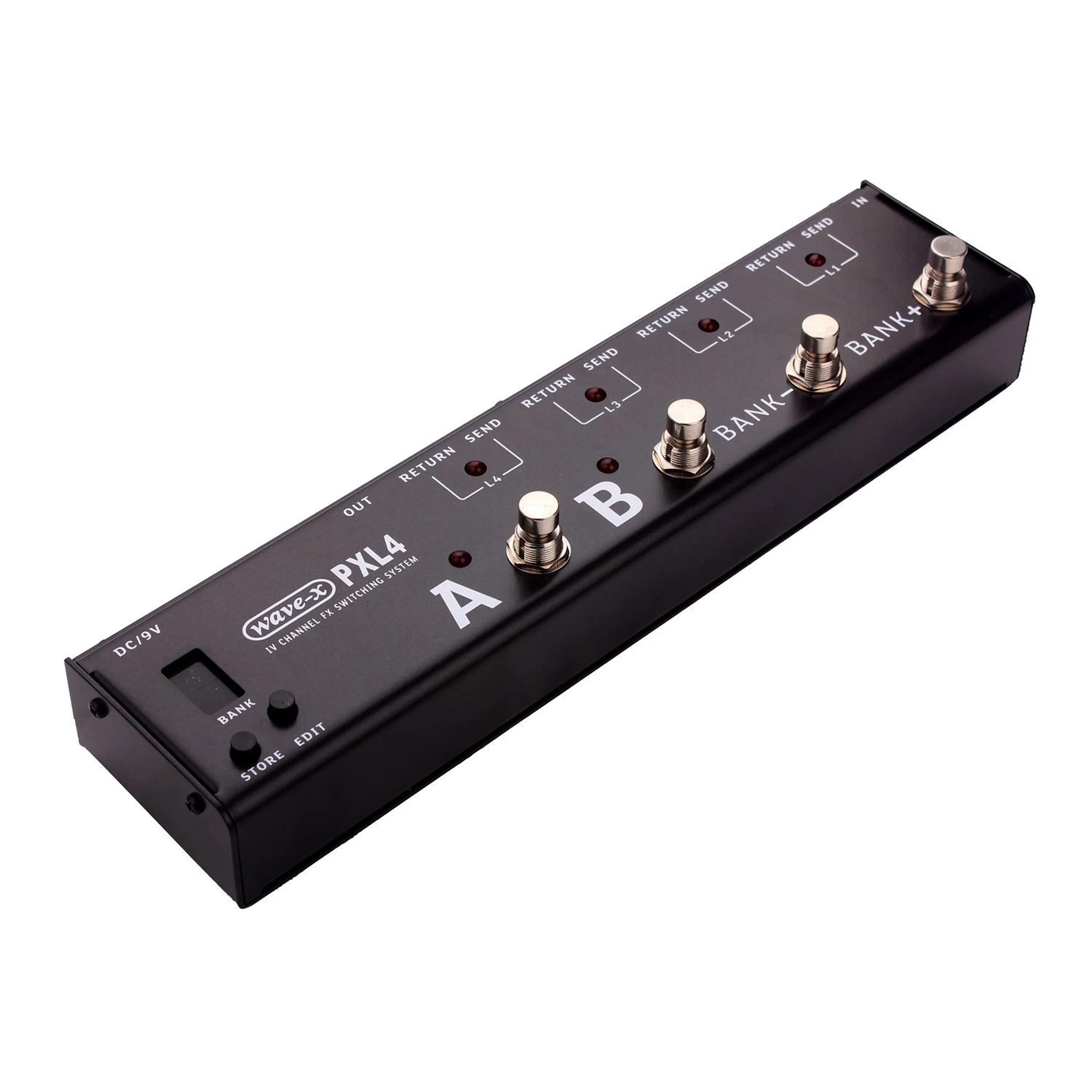 4ループ スイッチャー pedal palette JOYO PXL 4 Effect Pedal Loop Controller Black - JOYO UK