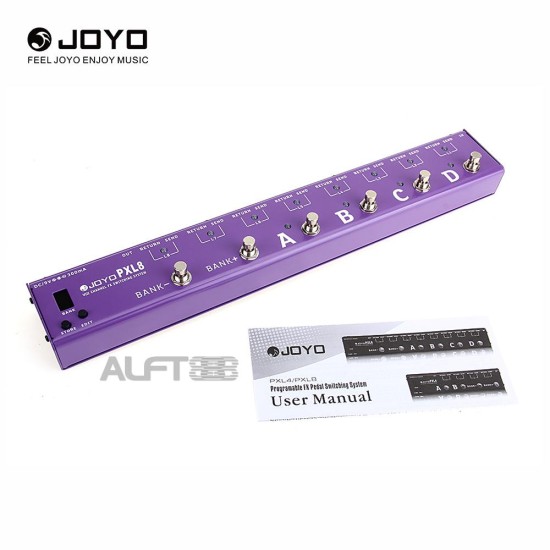 JOYO PXL 8 Loop Guitar Effects Pedal Loop Controller Purple - JOYO UK JOYO PXL 8 Loop Guitar Effects Pedal Loop Controller Purple - Pxl 8 Pedal Controller Purple Order Pedal Controllers Direct