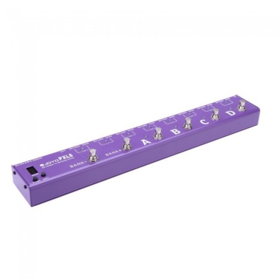 JOYO PXL 8 Loop Guitar Effects Pedal Loop Controller Purple - JOYO UK JOYO PXL 8 Loop Guitar Effects Pedal Loop Controller Purple - Pxl 8 Pedal Controller Purple Order Pedal Controllers Direct