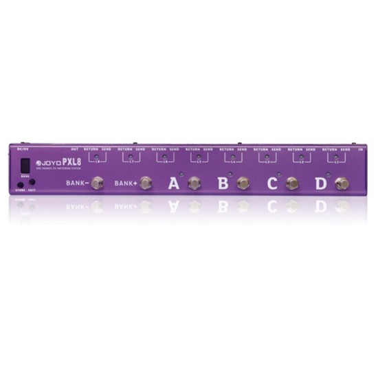 JOYO PXL 8 Loop Guitar Effects Pedal Loop Controller Purple  - Pxl 8  Pedal Controller Purple Order Pedal Controllers Direct 
