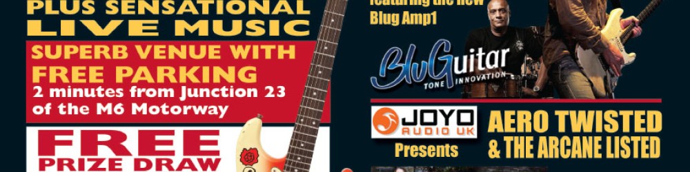 See JOYO At the North West Guitar Show - Haydock Park Racecourse Exhibition Centre, Sunday 15th May