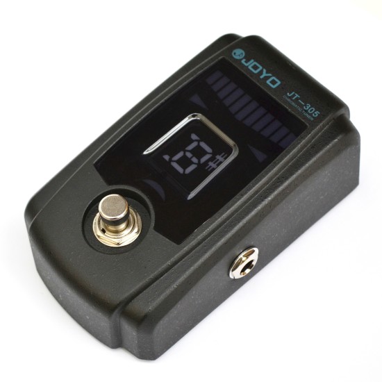 JOYO Jt 305 Guitar Pedal Floor Tuner Chromatic Very Dark Black - JOYO UK JOYO Jt 305 Guitar Pedal Floor Tuner Chromatic Very Dark Black - Jt-305 Pedal Tuner Order Guitar Tuner Pedals Direct