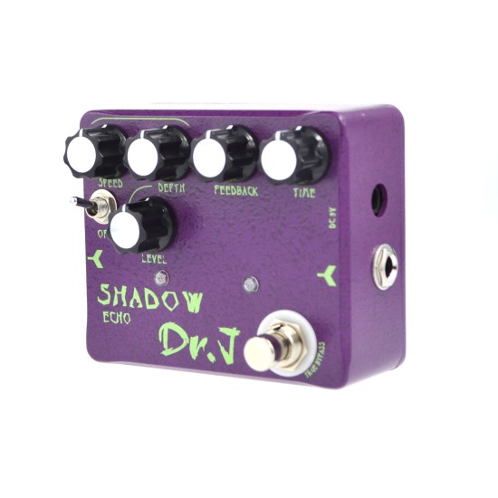 Dr.J D-54 Shadow Echo Guitar Effects Pedal  - Dr.J D-54 Shadow Echo Delay Vibrato Order Delay & Reverb Direct 