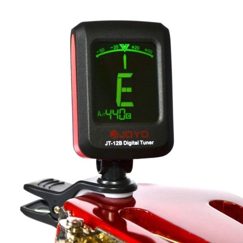 JOYO Guitar Tuner Digital Clip On For Guitar, Bass, Ukulele & Violin With Led Backlight Screen