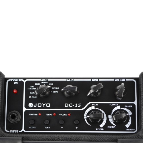 JOYO Dc-15 15W Digital Guitar Amplifier With Delay Reverb Effect 36 Pattern Drum