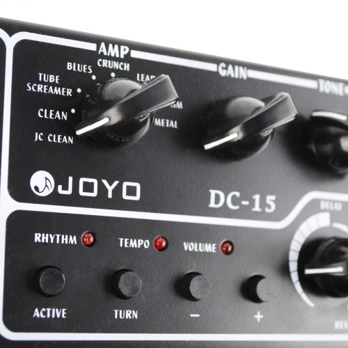 JOYO Dc-15 15W Digital Guitar Amplifier With Delay Reverb Effect 36 Pattern Drum