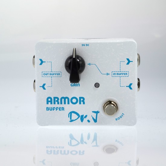 Dr.J D-57 Armor Buffer And Boost Guitar Effects Pedal  - Dr.J D57 Buffer Boost Pedal Order Bass Guitar Effects Direct 