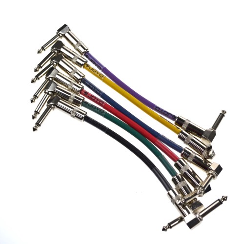 JOYO Cm-11 Short Guitar Patch Cable 13Cm (Pack Of 6)  - Cm-11 Patch Cable Order Guitar Patch Cables Direct 