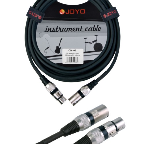 JOYO Cm-07 Xlr Female To Xlr Male Plug Shielded Xlr Cable, 15Ft Length