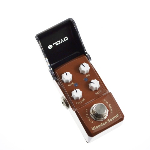 JOYO Jf-323 Wooden Sound Acoustic Simulator Ironman Mini Guitar Effects Pedal