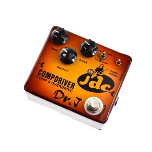 Dr.J Jdc Overdrive Compressor - Dr.J JDC Compdriver Signature Guitar Effects Pedal - JOYO Guitar Effect Pedal Series by JOYO