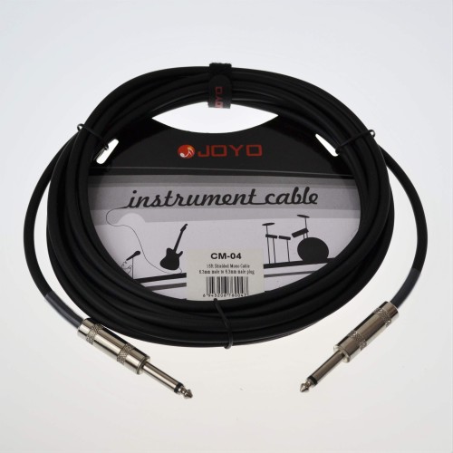 JOYO Cm-04 Guitar Lead 6.3 Mm Male To 6.3 Mm Male Plug Shielded Mono Cable, 15Ft Length