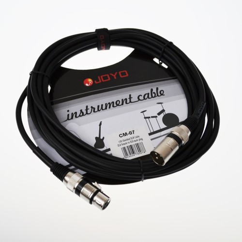 JOYO Cm-07 Xlr Female To Xlr Male Plug Shielded Xlr Cable, 15Ft Length