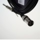 JOYO Cm-08 Xlr Male To 6.3 Mm Male Plug Shielded Balanced Cable, 15Ft Length