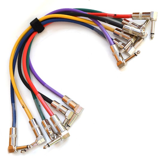 JOYO Cm-05 Guitar Patch Cable Shielded 36Cm (Pack Of 6) - JOYO UK JOYO Cm-05 Guitar Patch Cable Shielded 36Cm (Pack Of 6) - Cm-05 Patch Cable Order Guitar Patch Cables Direct