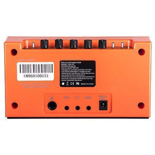 JOYO Top-Gt Bluetooth Speaker Guitar Amplifier With Effects  - Top-Gt-Orange Practice Guitar Amplifier Order Portable & Practise Amplifiers Direct 