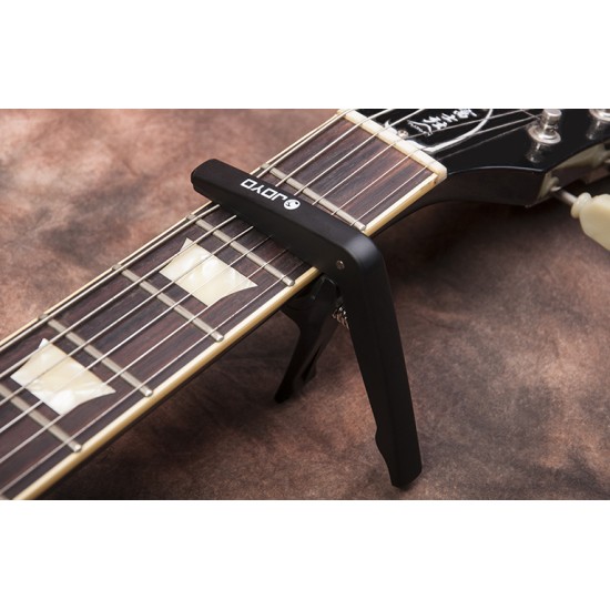 JOYO Guitar Quick Change Capo - Black - JOYO UK JOYO Guitar Quick Change Capo - Black - Jcp-02 Black Capo Order Guitar Capos Direct