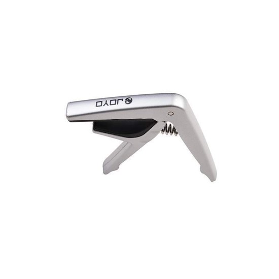 JOYO Guitar Quick Change Light Capo - Silver - JOYO UK JOYO Guitar Quick Change Light Capo - Silver - Jcp-01 Silver Order Guitar Capos Direct