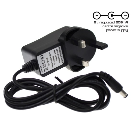 JOYO - 9V 800Ma Centre Negative Single Power Supply - JOYO UK JOYO - 9V 800Ma Centre Negative Single Power Supply - Joyo 9V 800Ma Order Power Supplies Direct