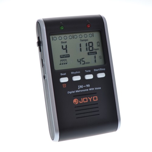 JOYO Jm-90 Digital Metronome With Different Voices, Rhythm Patterns And Beats