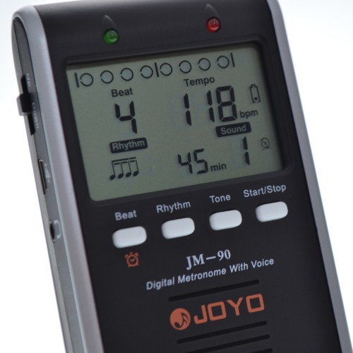 JOYO Jm-90 Digital Metronome With Different Voices, Rhythm Patterns And Beats  - Jm 90 Metronome Order JOYO Accessories Direct 