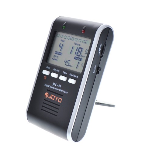 JOYO Jm-90 Digital Metronome With Different Voices, Rhythm Patterns And Beats