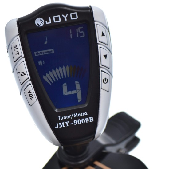 JOYO Jmt-9009B Backlit Metro-Tuner For Guitar, Bass, Violin And Ukulele  - Jmt-9009B Digital Metronome Order Guitar Effect Accessories by JOYO - Power, Cables and more. Direct 