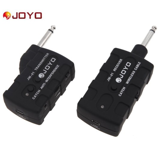 JOYO Jw-01 Digital Wireless Guitar Transmitter And Receiver, 2.4 Ghz  - Jw-01 Guitar Wireless System Order Guitar Effect Accessories by JOYO - Power, Cables and more. Direct 