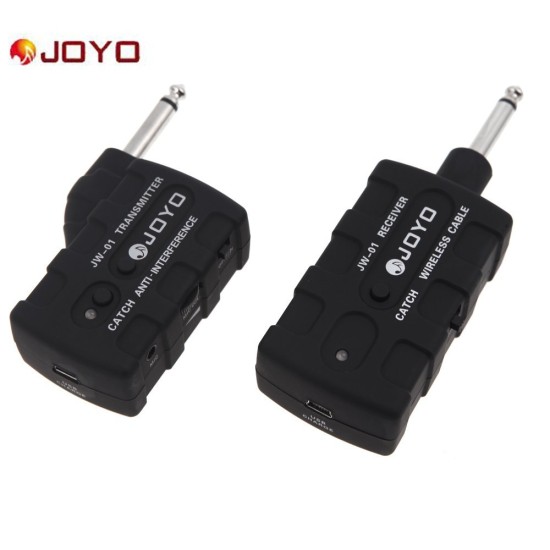 JOYO Jw-01 Digital Wireless Guitar Transmitter And Receiver, 2.4 Ghz - JOYO UK JOYO Jw-01 Digital Wireless Guitar Transmitter And Receiver, 2.4 Ghz - Jw-01 Guitar Wireless System Order Guitar Effect Accessories by JOYO - Power, Cables and more. Direct