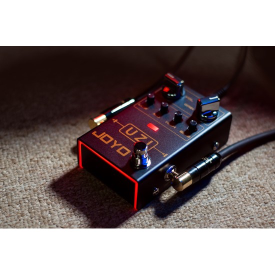 JOYO UZI High Gain Distortion Guitar Effect Pedal - R-03 Revolution Series - JOYO UK JOYO UZI High Gain Distortion Guitar Effect Pedal - R-03 Revolution Series - R-03 Uzi Distortion Order Series 4 - Revolution Direct