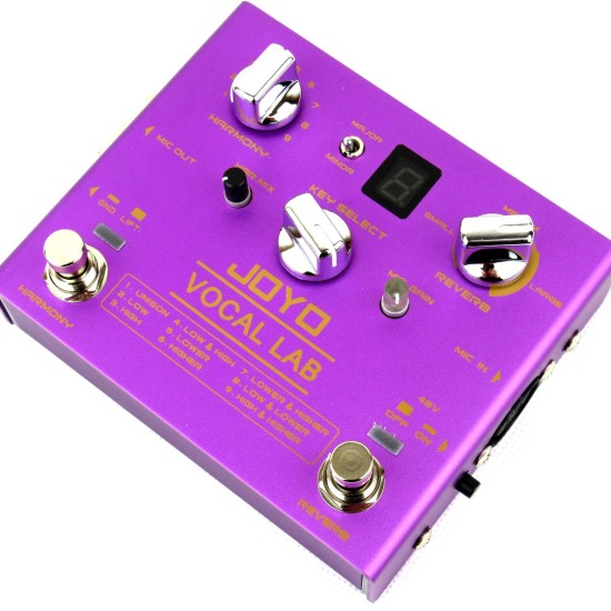 JOYO Vocal Lab - Harmoniser Effect Pedal R-16 - JOYO UK JOYO Vocal Lab - Harmoniser Effect Pedal R-16 - R-16 Vocal Lab Harmoniser Order Series 4 - Revolution Direct
